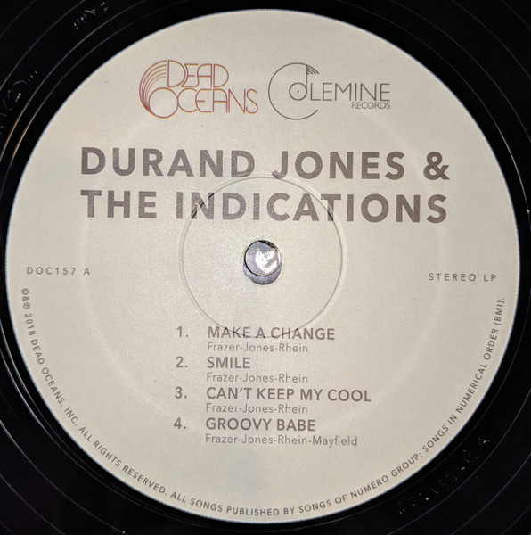 Durand Jones & The Indications - Durand Jones & The Indications | Dead Oceans (DOC157) - 3
