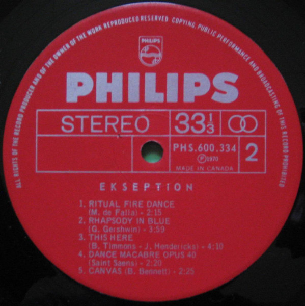 Ekseption - Ekseption | Philips (PHS 600-334) - 4