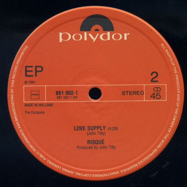 Risqué - Jimmy Mack (Special Maxi Version) | Polydor (881 002-1) - 4