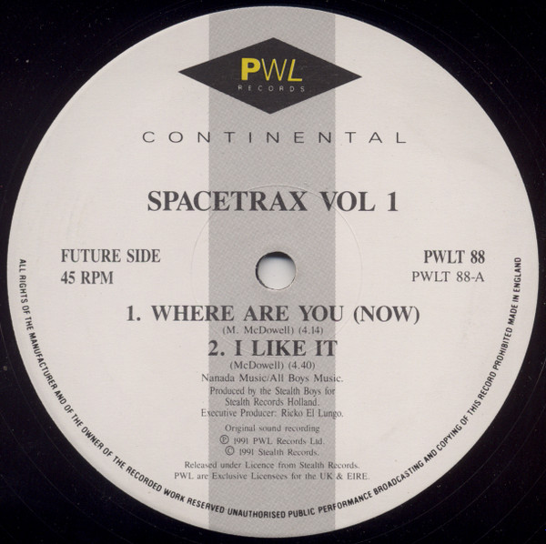 Space Trax - Volume 1 | PWL Continental (PWLT 88) - 3 Space Trax - Volume 1 | PWL Continental (PWLT 88) - 3