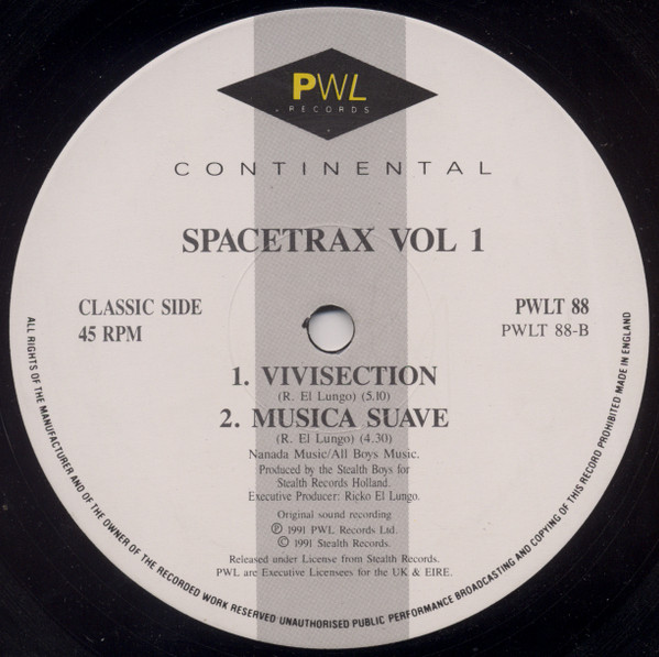 Space Trax - Volume 1 | PWL Continental (PWLT 88) - 4 Space Trax - Volume 1 | PWL Continental (PWLT 88) - 4