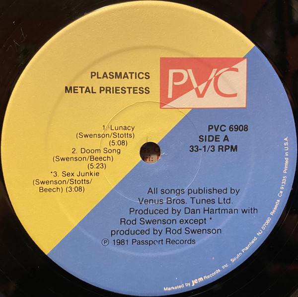 Plasmatics - Metal Priestess | PVC Records (PVC 6908) - 3 Plasmatics - Metal Priestess | PVC Records (PVC 6908) - 3