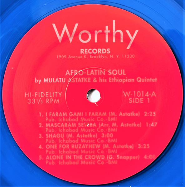 Mulatu Astatke & His Ethiopian Quintet - Afro-Latin Soul | Worthy Records (W-1014) - 4