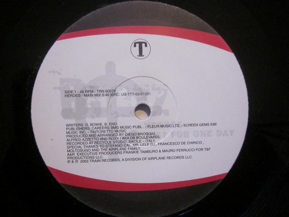 Brazz - Heroes / Just For One Day | Train! Records (TRN 60072) - 2