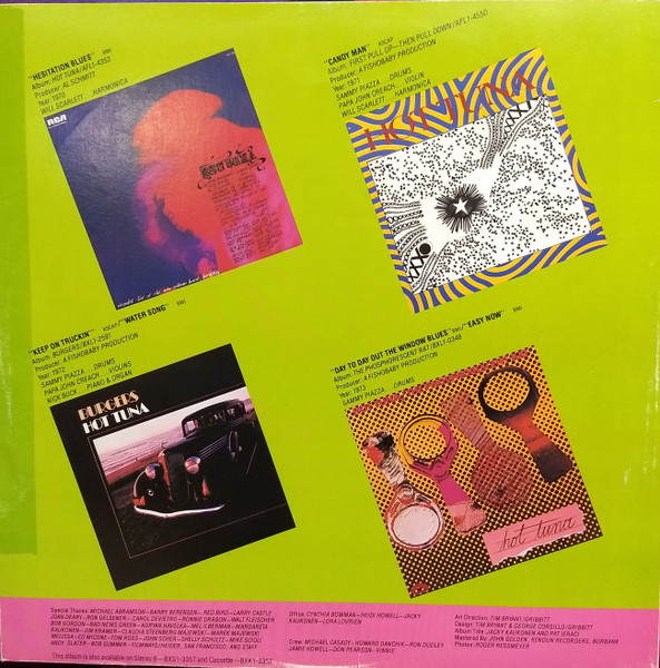 Hot Tuna - Final Vinyl | Grunt (BXL1-3357) - 3