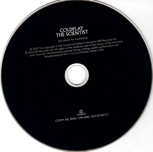 Coldplay - The Scientist | Parlophone (7243 551549 2 7) - 4