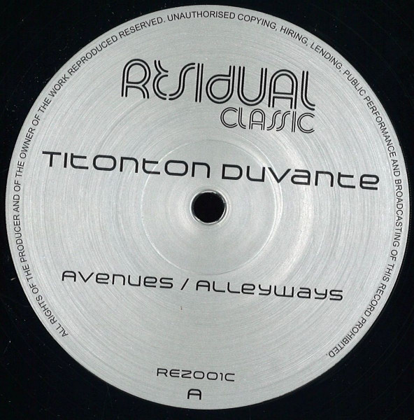 Titonton Duvanté - Avenues / Alleyways | Residual Classic (REZ001C) - main