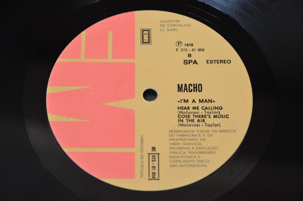 Macho - I'm A Man | EMI (8E 072 61959) - 4
