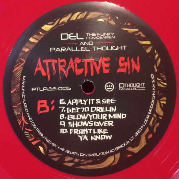 Del Tha Funkee Homosapien And Parallel Thought - Attractive Sin | Parallel Thought LTD. (PTLP22-005) - 4 Del Tha Funkee Homosapien And Parallel Thought - Attractive Sin | Parallel Thought LTD. (PTLP22-005) - 4