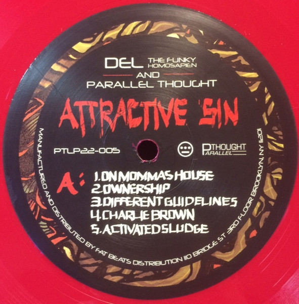 Del Tha Funkee Homosapien And Parallel Thought - Attractive Sin | Parallel Thought LTD. (PTLP22-005) - 3 Del Tha Funkee Homosapien And Parallel Thought - Attractive Sin | Parallel Thought LTD. (PTLP22-005) - 3