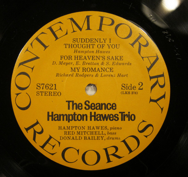 Hampton Hawes Trio - The Seance | Contemporary Records (S7621) - 3