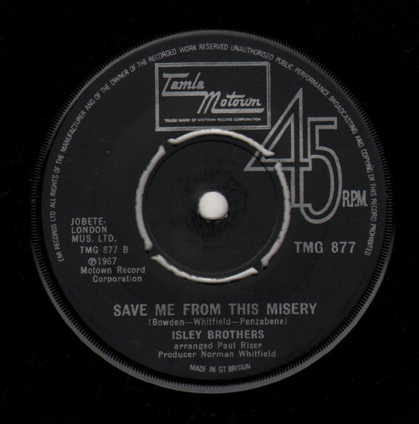 The Isley Brothers - Tell Me It's Just A Rumour Baby | Tamla Motown (TMG 877) - 2 The Isley Brothers - Tell Me It's Just A Rumour Baby | Tamla Motown (TMG 877) - 2