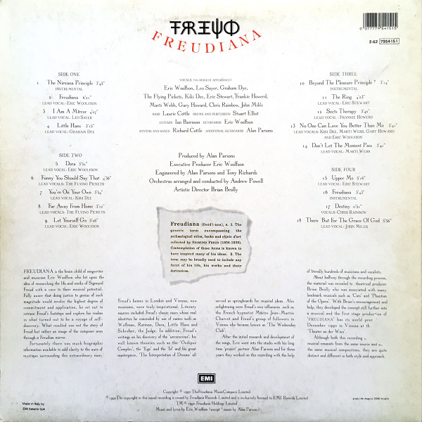 Freudiana - Freudiana | EMI (2-62 7954151) - 3