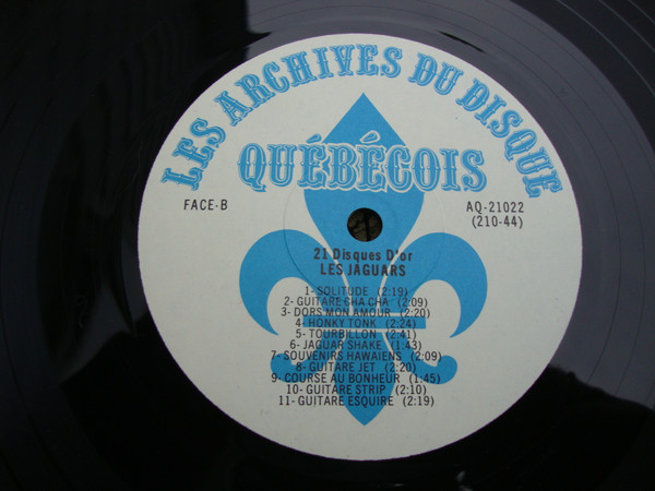 Les Jaguars - 21 Disques D'Or [Vinyl] | Les Archives Du Disque Québécois (AQ-21022) - 4
