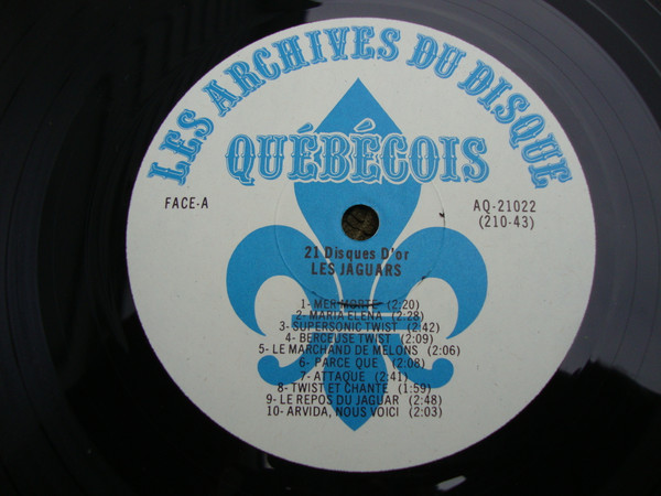 Les Jaguars - 21 Disques D'Or [Vinyl] | Les Archives Du Disque Québécois (AQ-21022) - 3