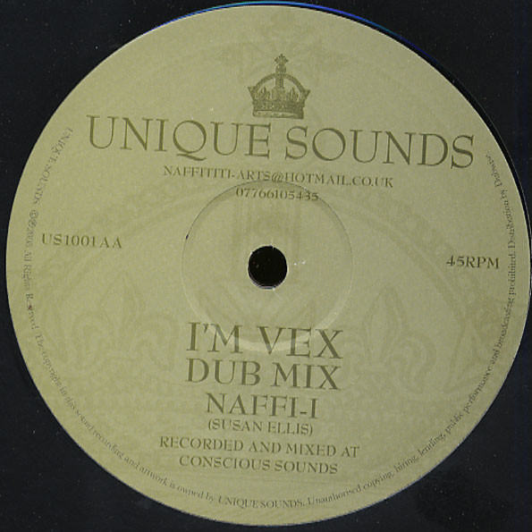 Naffi I - Watch Out / I'm Vex | Unique Sounds (US1001) - 2