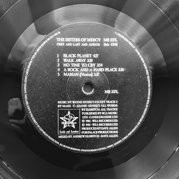 The Sisters Of Mercy - First And Last And Always | Merciful Release (MR 377L) - 3