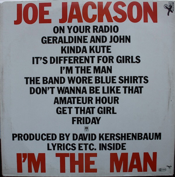 Joe Jackson - I'm The Man | A&M Records (AMLH 64794) - 2