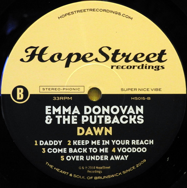 Emma Donovan & The PutBacks - Dawn | Hopestreet Recordings (HS015) - 3 Emma Donovan & The PutBacks - Dawn | Hopestreet Recordings (HS015) - 3