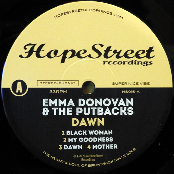 Emma Donovan & The PutBacks - Dawn | Hopestreet Recordings (HS015) - 2 Emma Donovan & The PutBacks - Dawn | Hopestreet Recordings (HS015) - 2