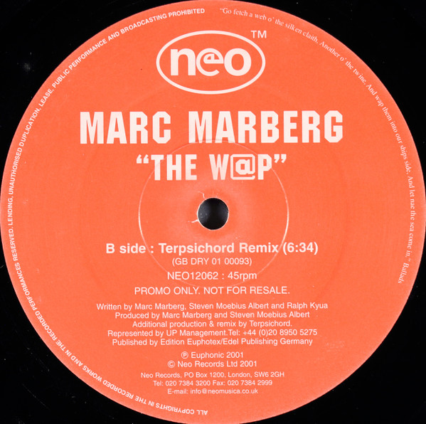 Marc Marberg - The W@P | Neo (NEO12062) - 2 Marc Marberg - The W@P | Neo (NEO12062) - 2