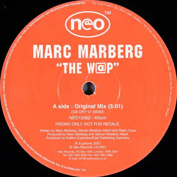 Marc Marberg - The W@P | Neo (NEO12062) - main Marc Marberg - The W@P | Neo (NEO12062) - main