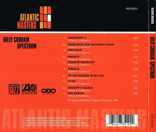 Billy Cobham - Spectrum | Atlantic (8122-73519-2) - 2