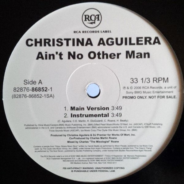 Christina Aguilera - Ain't No Other Man | RCA (82876 86852 1) - 2 Christina Aguilera - Ain't No Other Man | RCA (82876 86852 1) - 2