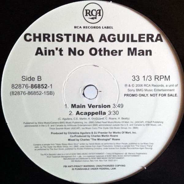 Christina Aguilera - Ain't No Other Man | RCA (82876 86852 1) - 3 Christina Aguilera - Ain't No Other Man | RCA (82876 86852 1) - 3