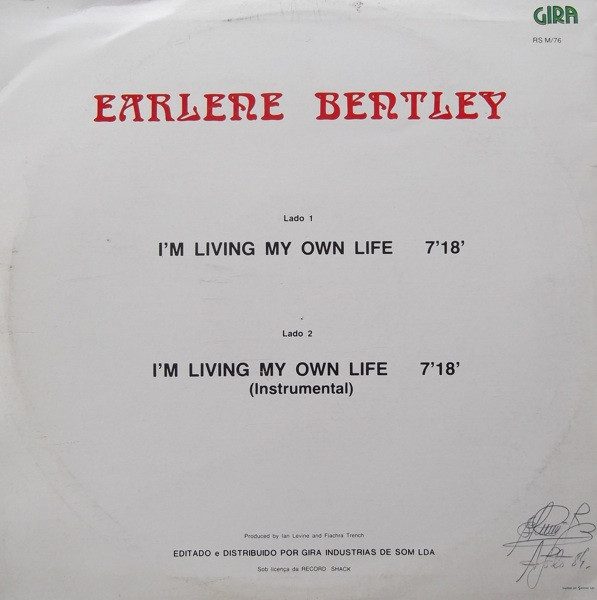 Earlene Bentley - I'm Living My Own Life | Gira (RS M/76)