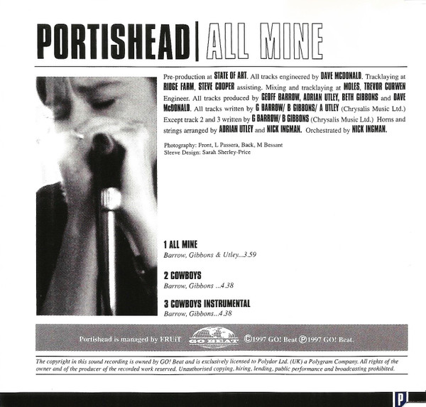 Portishead - All Mine | Go! Beat (571 597-2) - 3