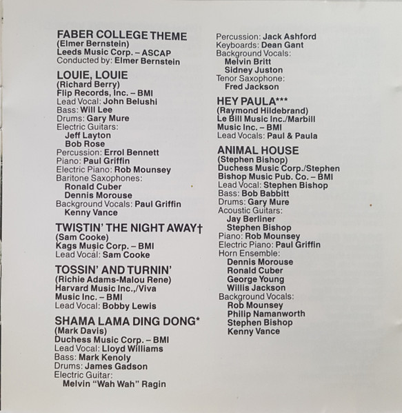 Various - National Lampoon's Animal House - Original Motion Picture Soundtrack | MCA Records (MCABD-31023) - 2 Various - National Lampoon's Animal House - Original Motion Picture Soundtrack | MCA Records (MCABD-31023) - 2