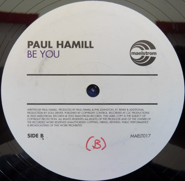 Paul Hamill - Be You | Maelstrom Records (MAELT017) - 3