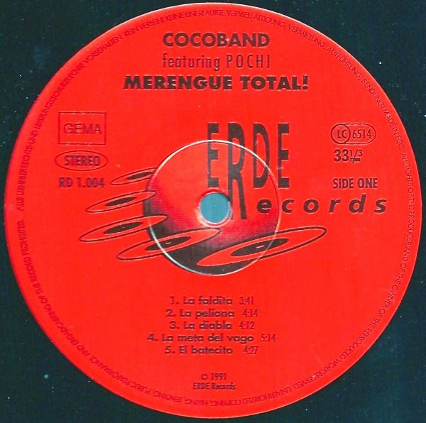 Pochi Y Su Cocoband - Merengue Total! | Erde Records (RD 1.004) - main Pochi Y Su Cocoband - Merengue Total! | Erde Records (RD 1.004) - main
