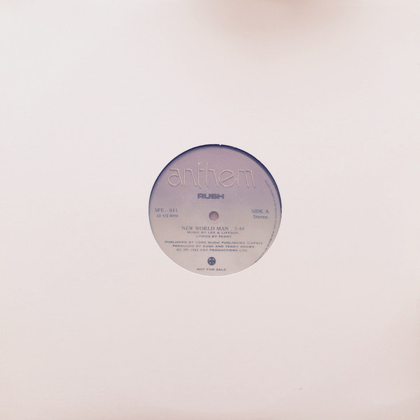 Rush - New World Man | Anthem (SPE-011)