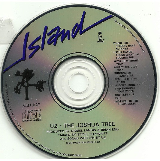 U2 - The Joshua Tree | Island Records (CID-1127) - 2