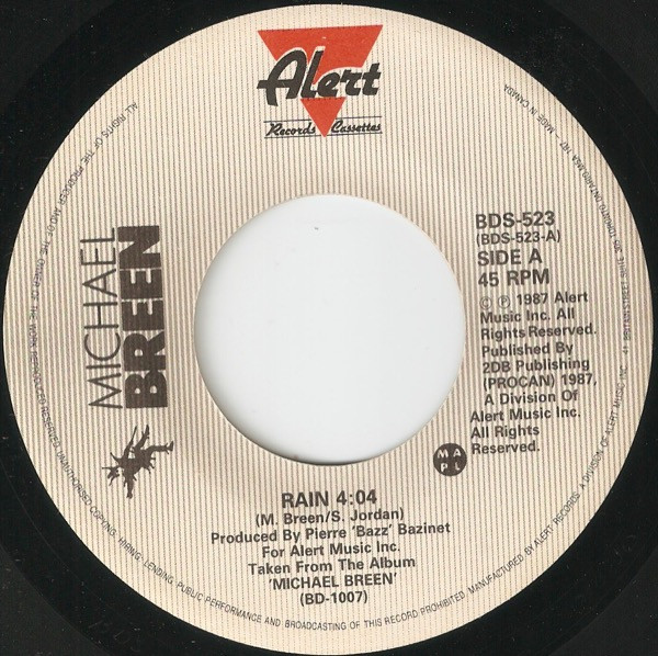 Michael Breen - Rain | Alert Records (BDS-523) - 2