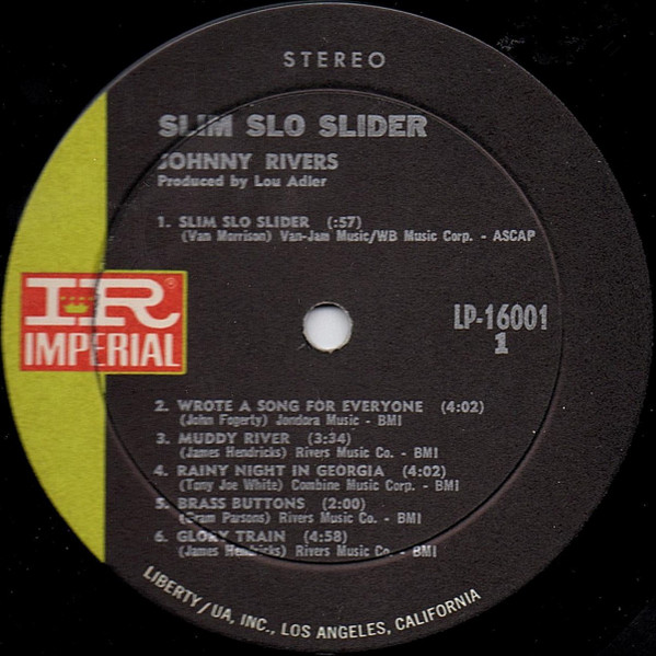 Johnny Rivers - Slim Slo Slider | Imperial (LP-16001) - 4
