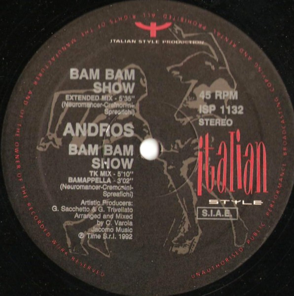 Andros - Bam Bam Show | Italian Style Production (ISP 1132)