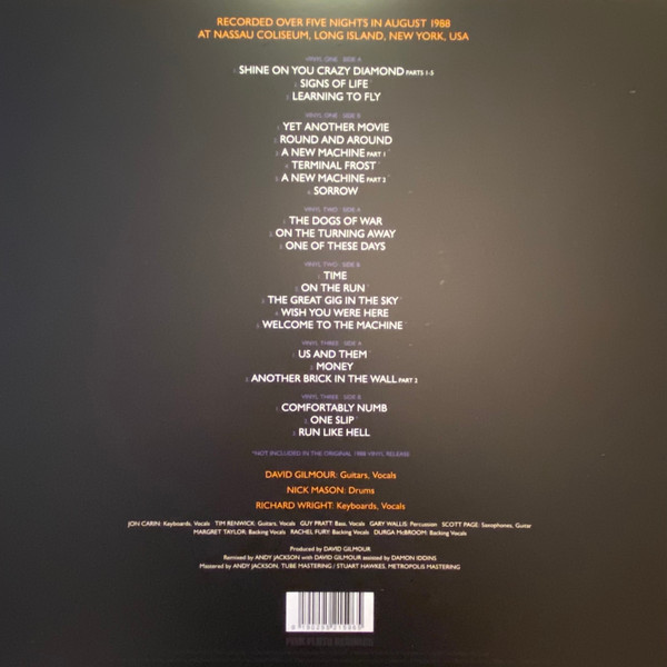 Pink Floyd - Delicate Sound Of Thunder | Pink Floyd Records (PFRLP36) - 2