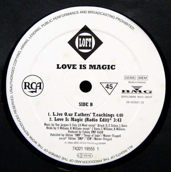 Loft - Love Is Magic | RCA (74321 19555 1) - 4 Loft - Love Is Magic | RCA (74321 19555 1) - 4