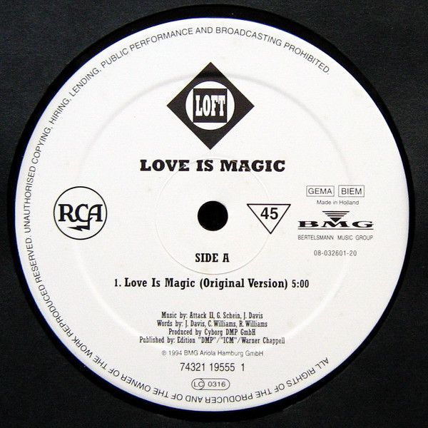 Loft - Love Is Magic | RCA (74321 19555 1) - 3 Loft - Love Is Magic | RCA (74321 19555 1) - 3