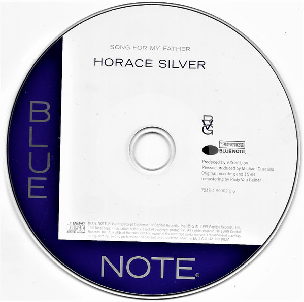 The Horace Silver Quintet - Song For My Father | Blue Note (7243 4 99002 2 6) - 3