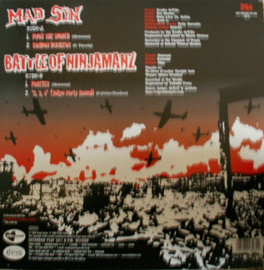 Mad Sin Vs. Battle Of Ninjamanz - The Kamikaze Experience | Vinyl Japan (JPB4) - 2 Mad Sin Vs. Battle Of Ninjamanz - The Kamikaze Experience | Vinyl Japan (JPB4) - 2