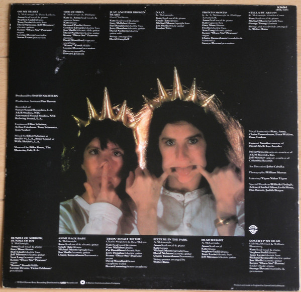 Kate & Anna McGarrigle - Pronto Monto | Warner Bros. Records (K56561) - 2