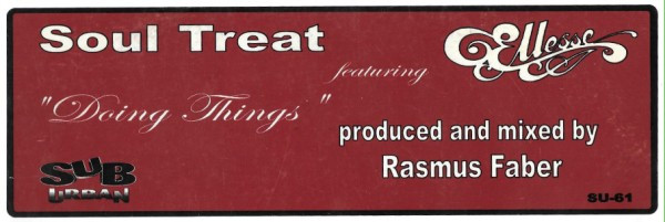 Soul Treat Featuring Ellesse - Doing Things | Sub-Urban (SU-61) - 3 Soul Treat Featuring Ellesse - Doing Things | Sub-Urban (SU-61) - 3