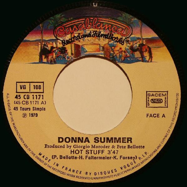 Donna Summer - Hot Stuff | Casablanca (45. CB. 1171) - 3