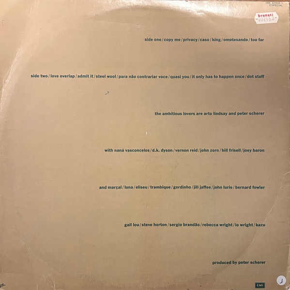 Ambitious Lovers - Greed | Virgin (066 427018-1) - 2