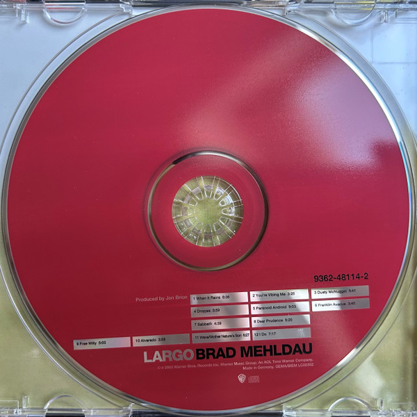 Brad Mehldau - Largo | Warner Bros. Records (9362-48114-2) - 3 Brad Mehldau - Largo | Warner Bros. Records (9362-48114-2) - 3