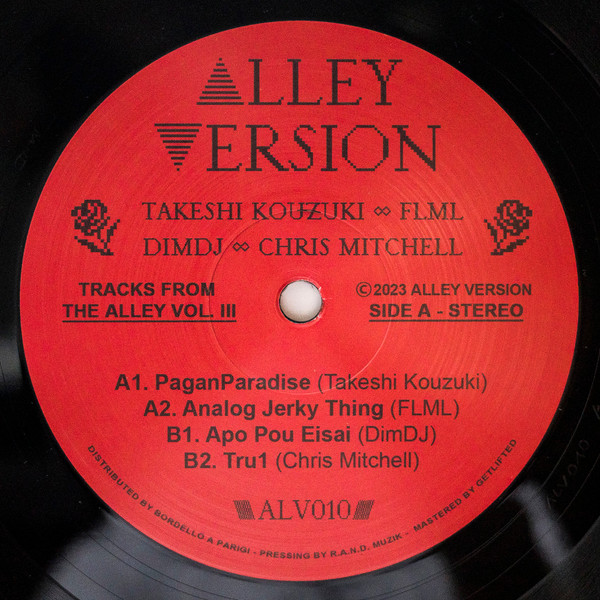 Takeshi Kouzuki / FLML / Dim DJ / Chris Mitchell - Tracks From The Alley Vol. III | ALLEY VERSION (ALV010)